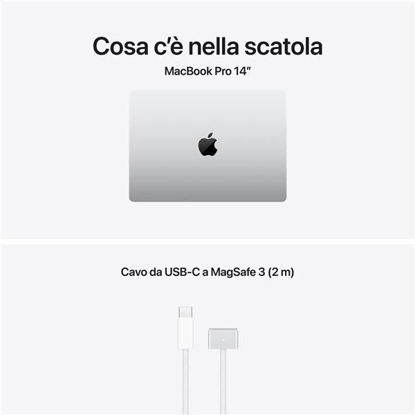 MacBook Pro 14" M5 Max chip 18-core CPU 32-core GPU, 36GB, 2TB SSD - Argento