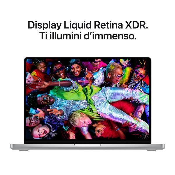 MacBook Pro 14" M5 Max chip 18-core CPU 32-core GPU, 36GB, 2TB SSD - Argento