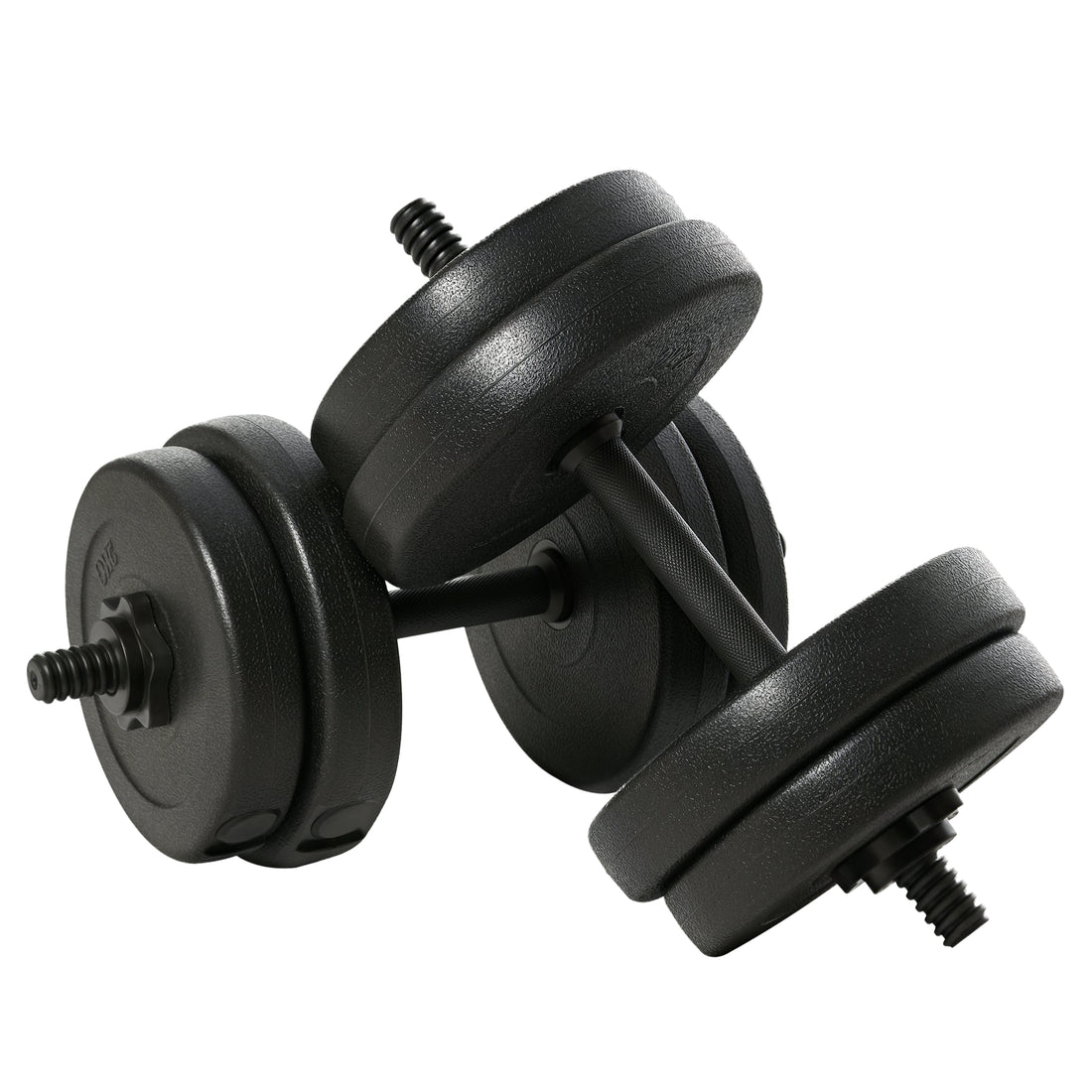 Set Manubri Palestra 20kg (4x2.5kg, 4x2kg) con 8 Dischi da 2kg, 2.5kg, 25mm, per Allenamento a Casa