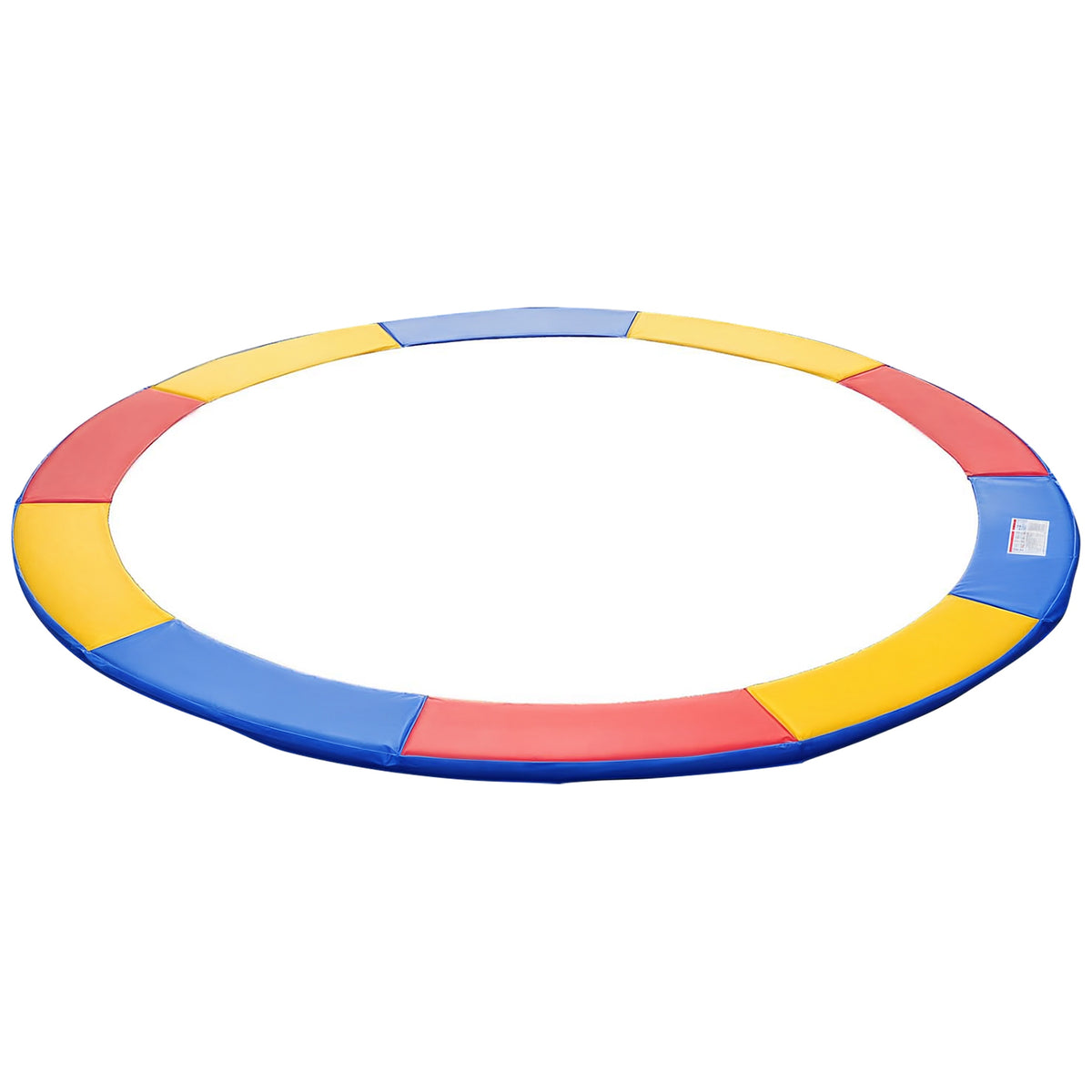 Copertura Imbottita Bordo Trampolino, Protezione per Tappeto Elastico Giaridno in Plastica, 244cm, Multicolore