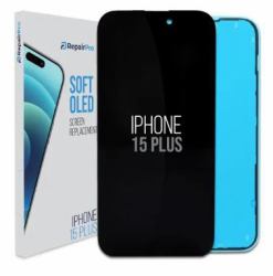 ReplaceBase RepairPro iPhone 15 Plus Replacement Screen Soft OLED Display Nero (RepairPro iPhone 15 Plus Replacement Screen Soft OLED)