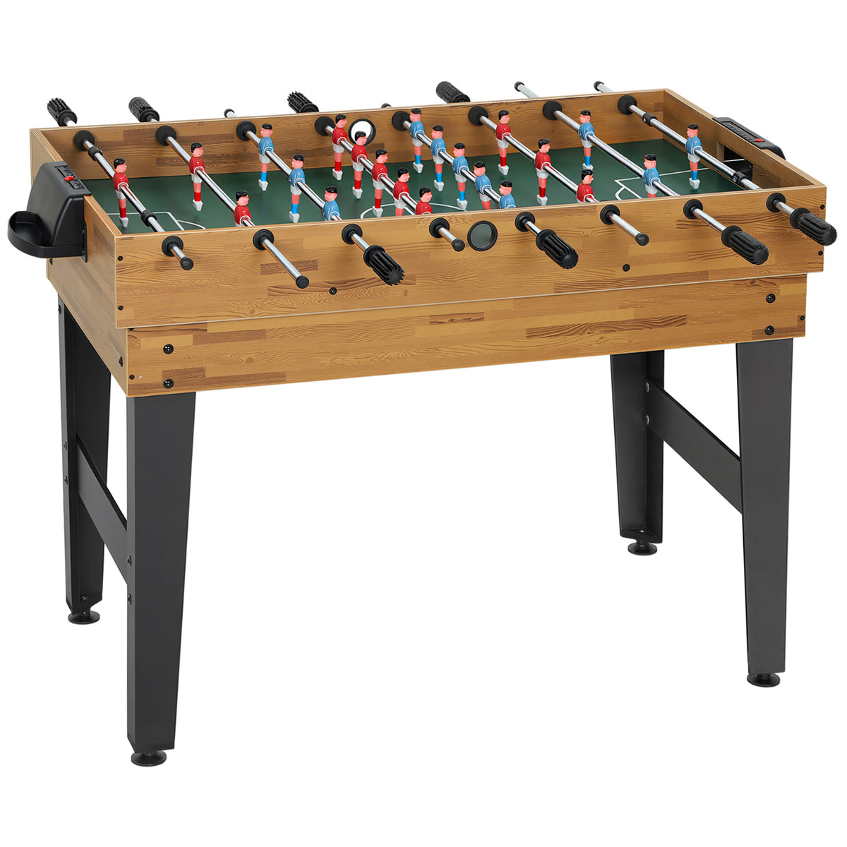 Tavolo da Gioco 13 in 1 con Calciobalilla, Ping Pong, Air Hockey, Biliardo, Scacchi e Altri, Noce