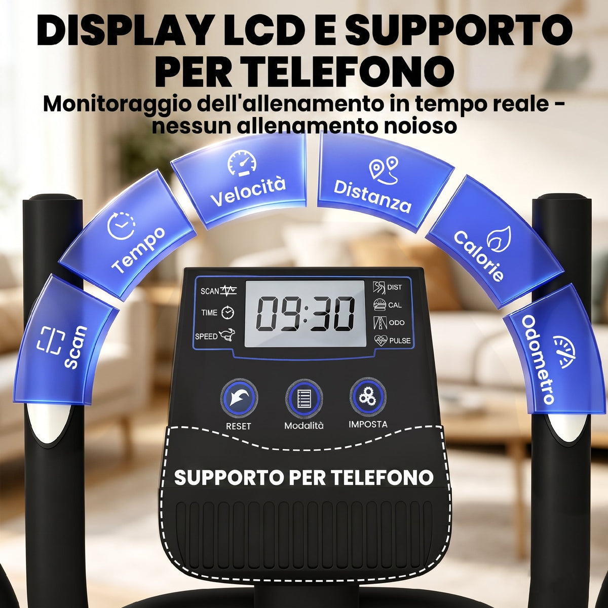 Ellittica Casa, Silenziosa Magnetica, Compatibile App