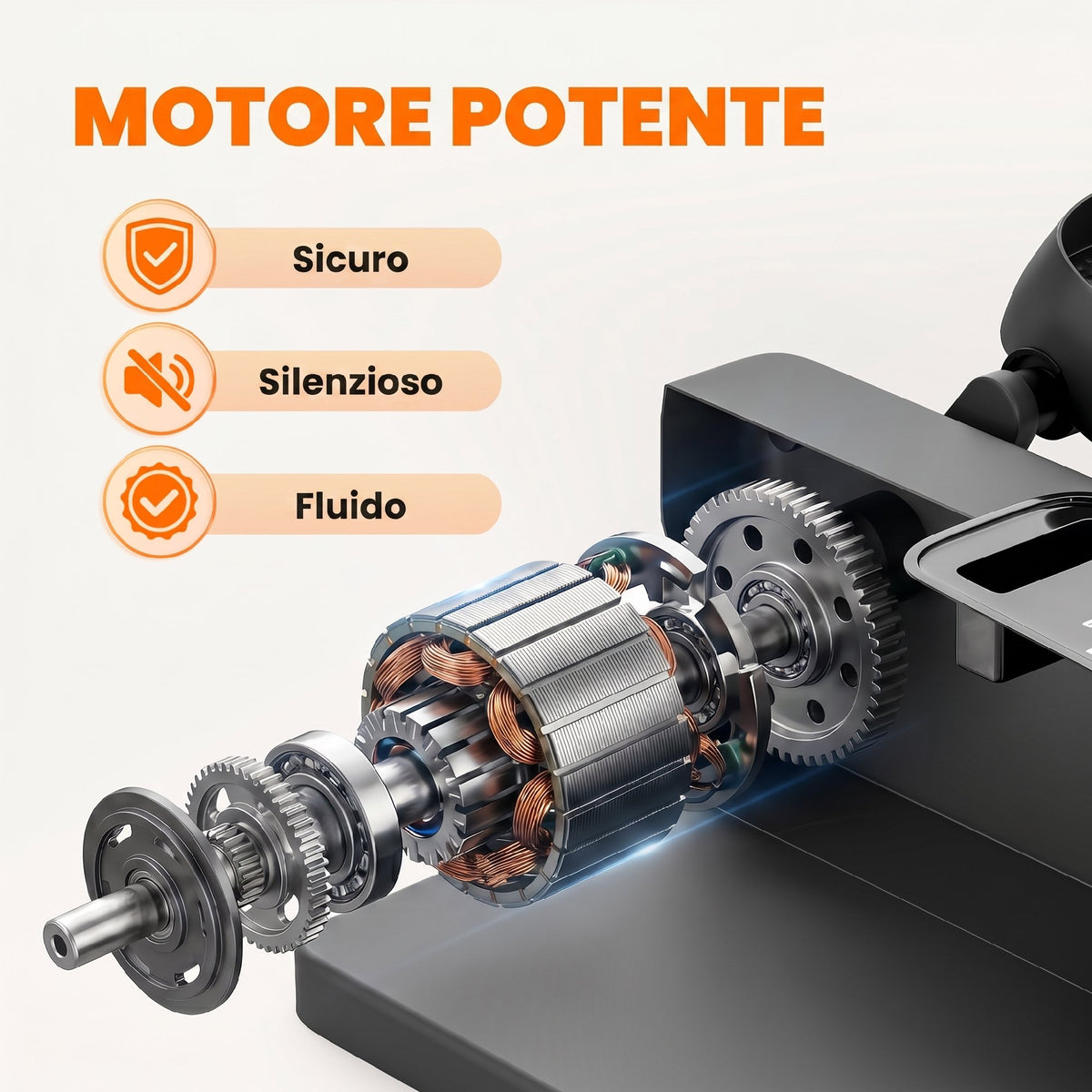 Mini Ellittica da Scrivania, Manuale/Automatica, 12 Velocità Regolabili per Casa.