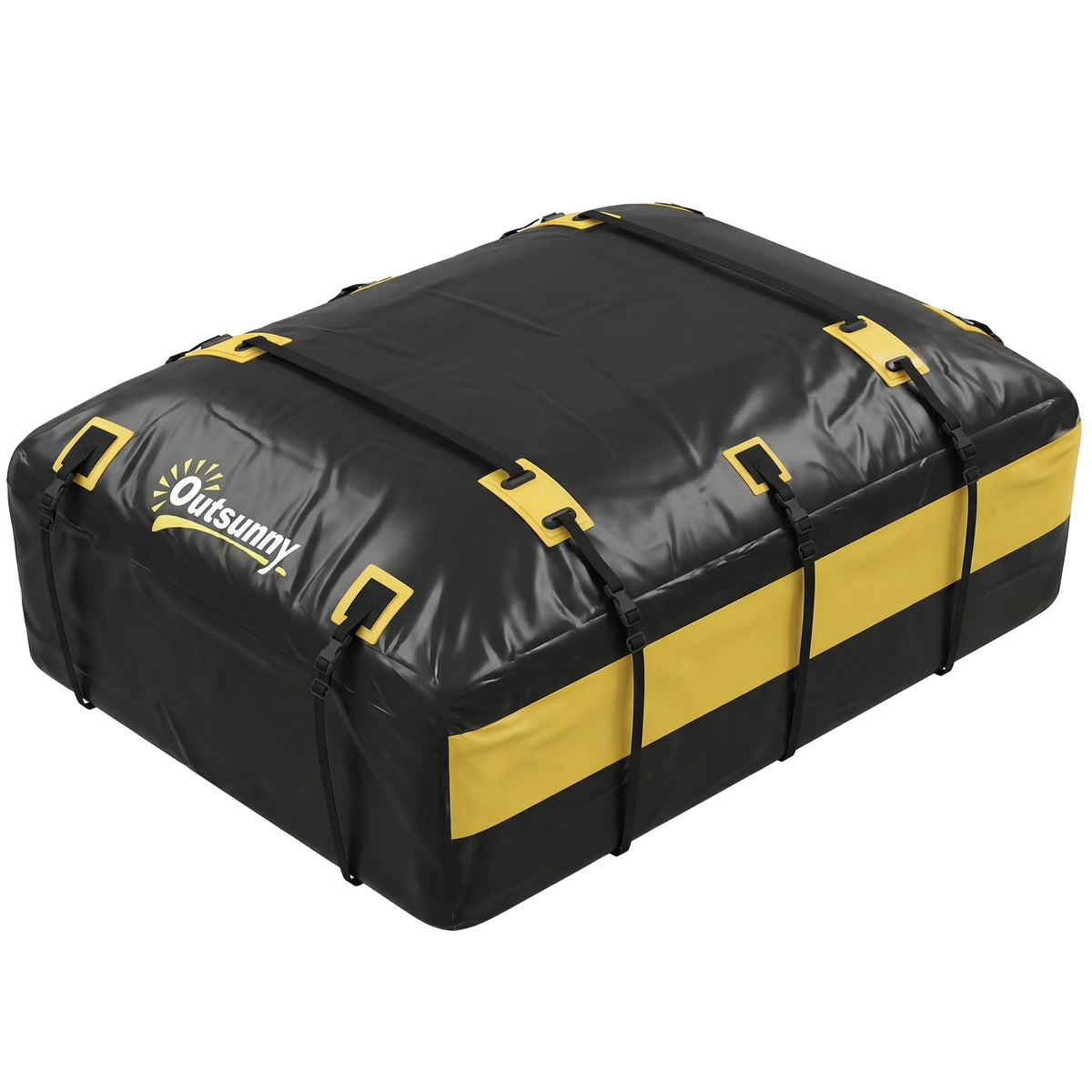 Portabagagli da Tetto 595 Litri Impermeabile, Borsa per Auto, Giallo