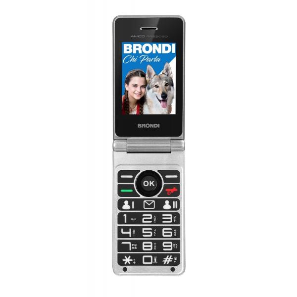 Telefono Cellulare Brondi Amico Prezioso - Display 2.8" TFT - Dual-Sim - Fotocamera 1.3 Mp - Bluetoo