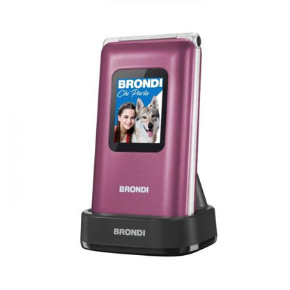 Telefono Cellulare Brondi Amico Prezioso - Display 2.8" TFT - Dual-Sim - Fotocamera 1.3 Mp - Bluetoo