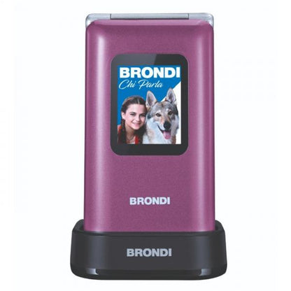 Telefono Cellulare Brondi Amico Prezioso - Display 2.8" TFT - Dual-Sim - Fotocamera 1.3 Mp - Bluetoo
