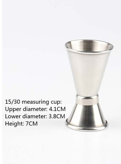 Shaker à cocktail en acier inoxydable avec support en bois pour fêtes à domicile et bars
