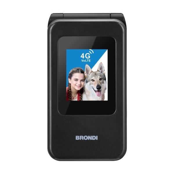 Telefono Cellulare Brondi Amico Speciale 4G - Display 2.8" QVGA - Dual-Sim - Fotocamera 13 Mp - Blue