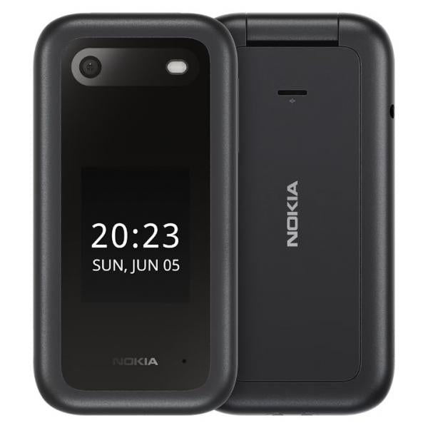Nokia 2660 Flip 7,11 cm [2.8] 136,4 g Nero Telefono cellulare basico (HMD 2660 FLIP TA-1711 DS GB COSY BLACK)