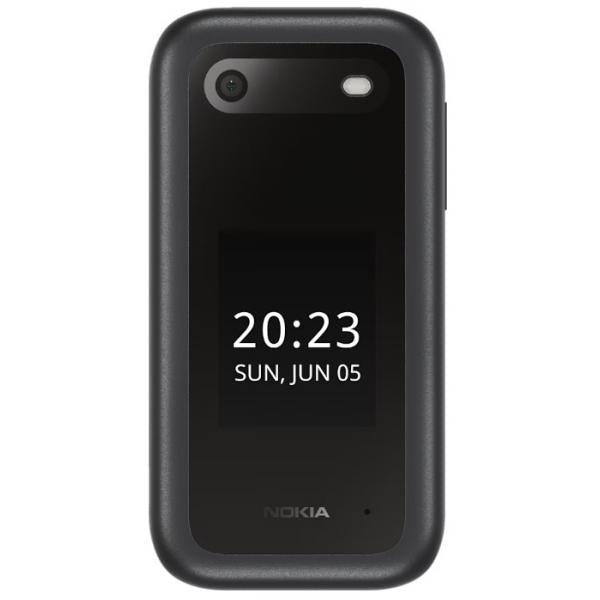 Nokia 2660 Flip 7,11 cm [2.8] 136,4 g Nero Telefono cellulare basico (HMD 2660 FLIP TA-1711 DS GB COSY BLACK)