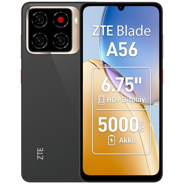 ZTE Blade A56 4+64GB 6.75" 4G Celestial Black EU