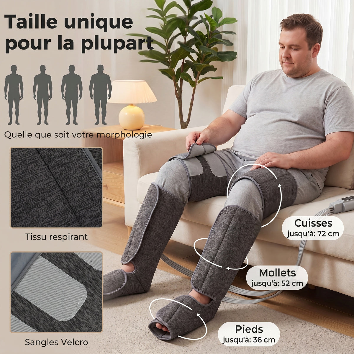 Massaggiatore Gambe a Compressione d&