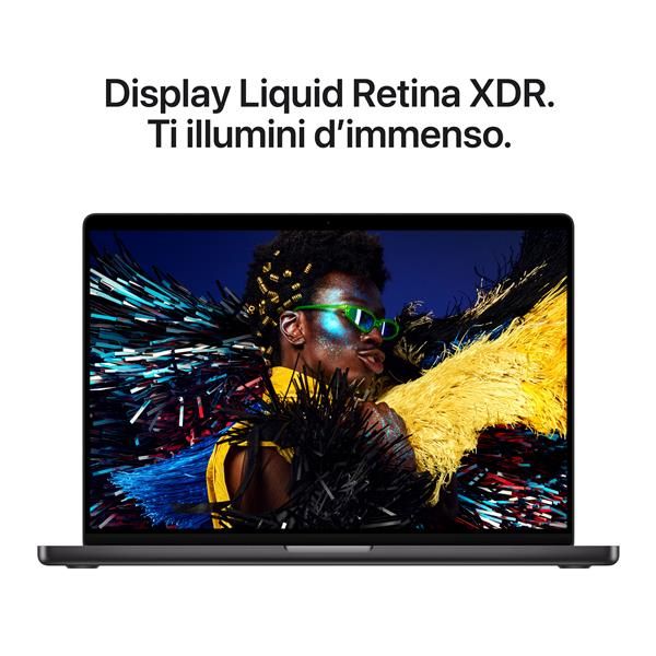 MacBook Pro 16" M5 Max chip 18-core CPU 32-core GPU, 36GB, 2TB SSD - Nero siderale