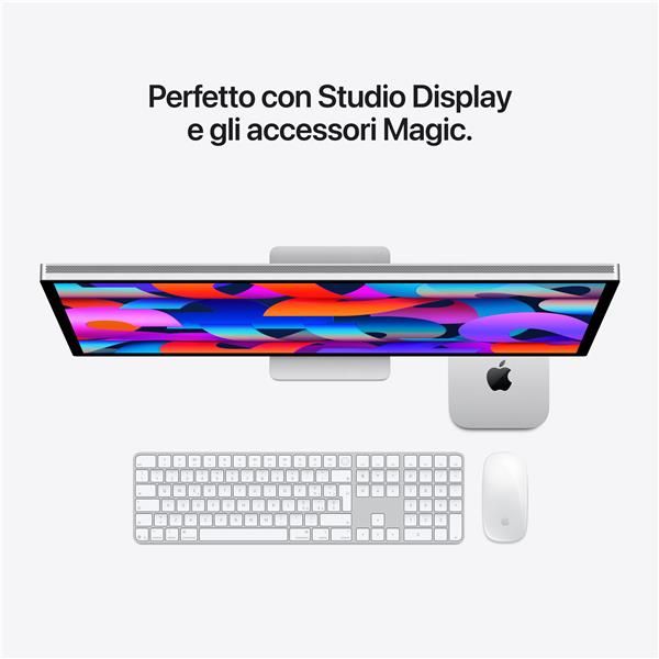 Mac mini : Chip M6 con cpu 12 core e gpu 12 core, 256GB SSD - Argento