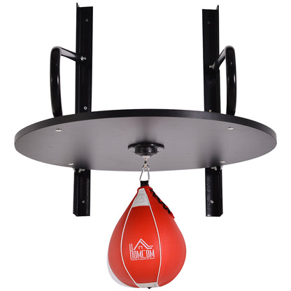 Set Boxe Pera Veloce con Piattaforma Installazione a Muro, Pompetta, Accessori Inclusi, 60 x 73 x 80 cm