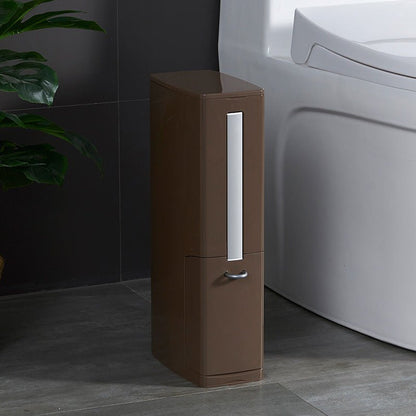 Set pulizia bagno - scopino e bidone spazzatura coordinati