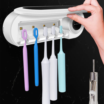Accessorio bagno multifunzione - portaspazzolino e sterilizzatore