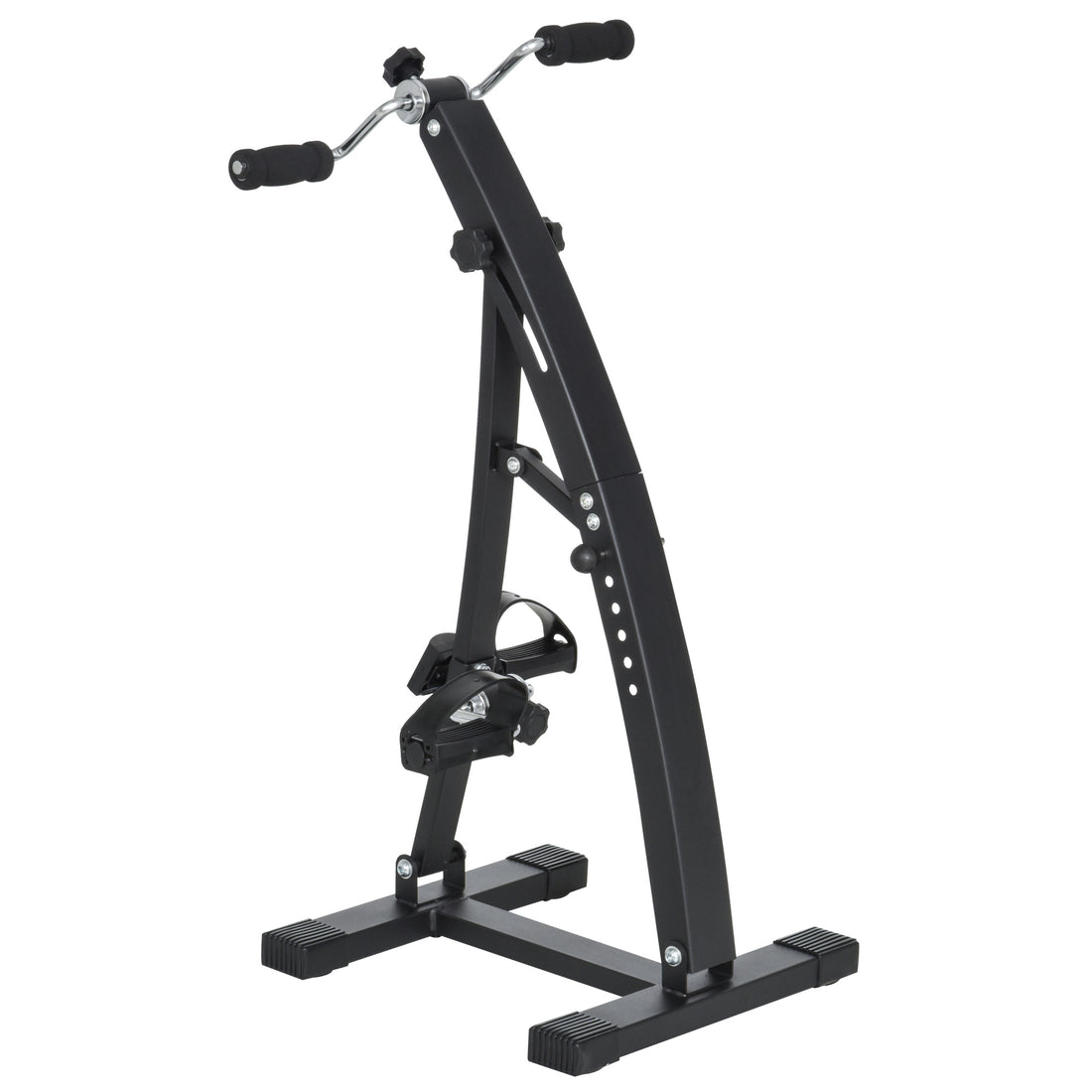 Pedaliera Braccia e Gambe da Divano o Poltrona con Schermo LED, Altezza e Intensità Regolabile, Nero, 40x42.5x100cm