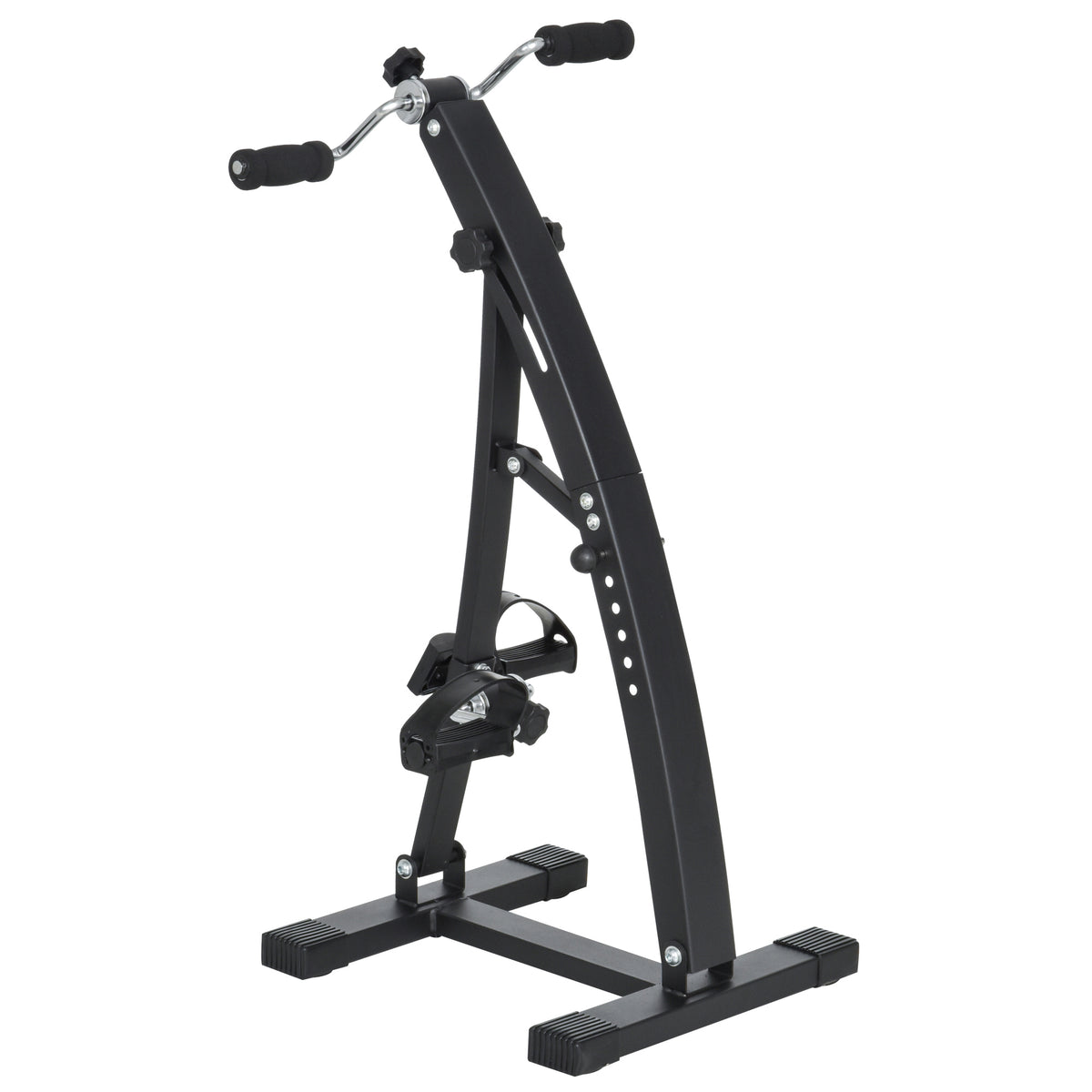 Pedaliera Braccia e Gambe da Divano o Poltrona con Schermo LED, Altezza e Intensità Regolabile, Nero, 40x42.5x100cm