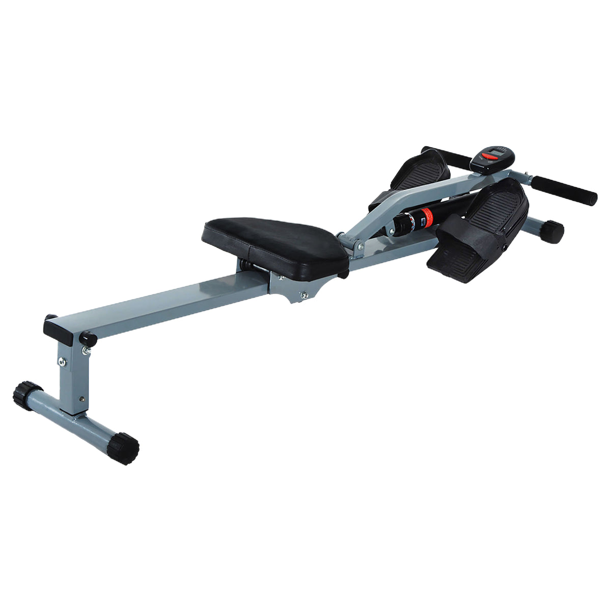 Vogatore Professionale a Tiraggio Centrale per Allenamento da Casa Salvaspazio con Display 130 x 47.5 x 67cm