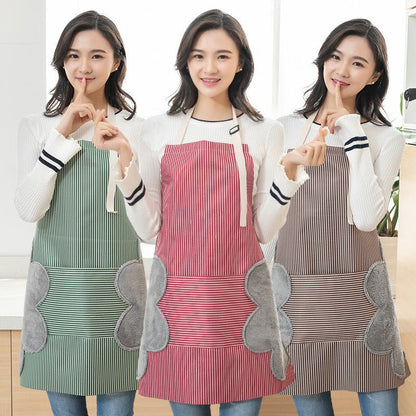 Grembiule da cucina donna con tasca - design pratico funzionale