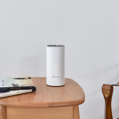 Deco E4 (Pacchetto da 3) - Sistema Wi-Fi Mesh Seamless Roaming, AC1200 Dual Band, 2 Porte Ethernet 100Mbps