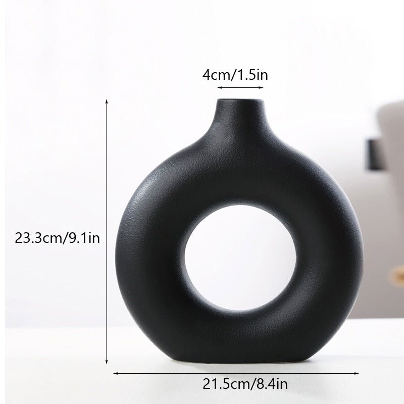 Decorazione casa stile nordico - vaso forma ciambella