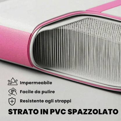Tappetino Gonfiabile Ginnastica 2.05 m con Pompa Elettrica e Borsa Trasporto