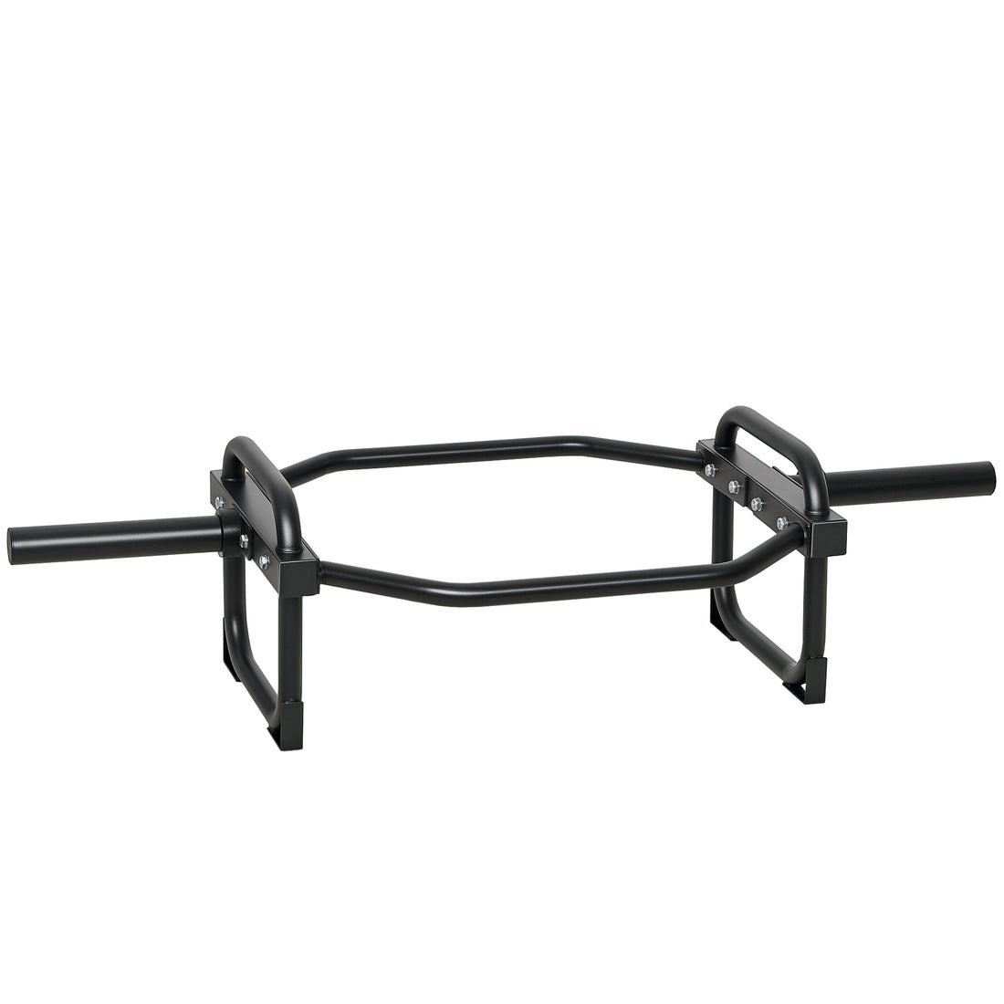 Barra Olimpica Esagonale 5cm con Capacità 300kg, Design Facile da Caricare per Panca, Stacchi, Scrollate, Squat e Trasporti del Contadino