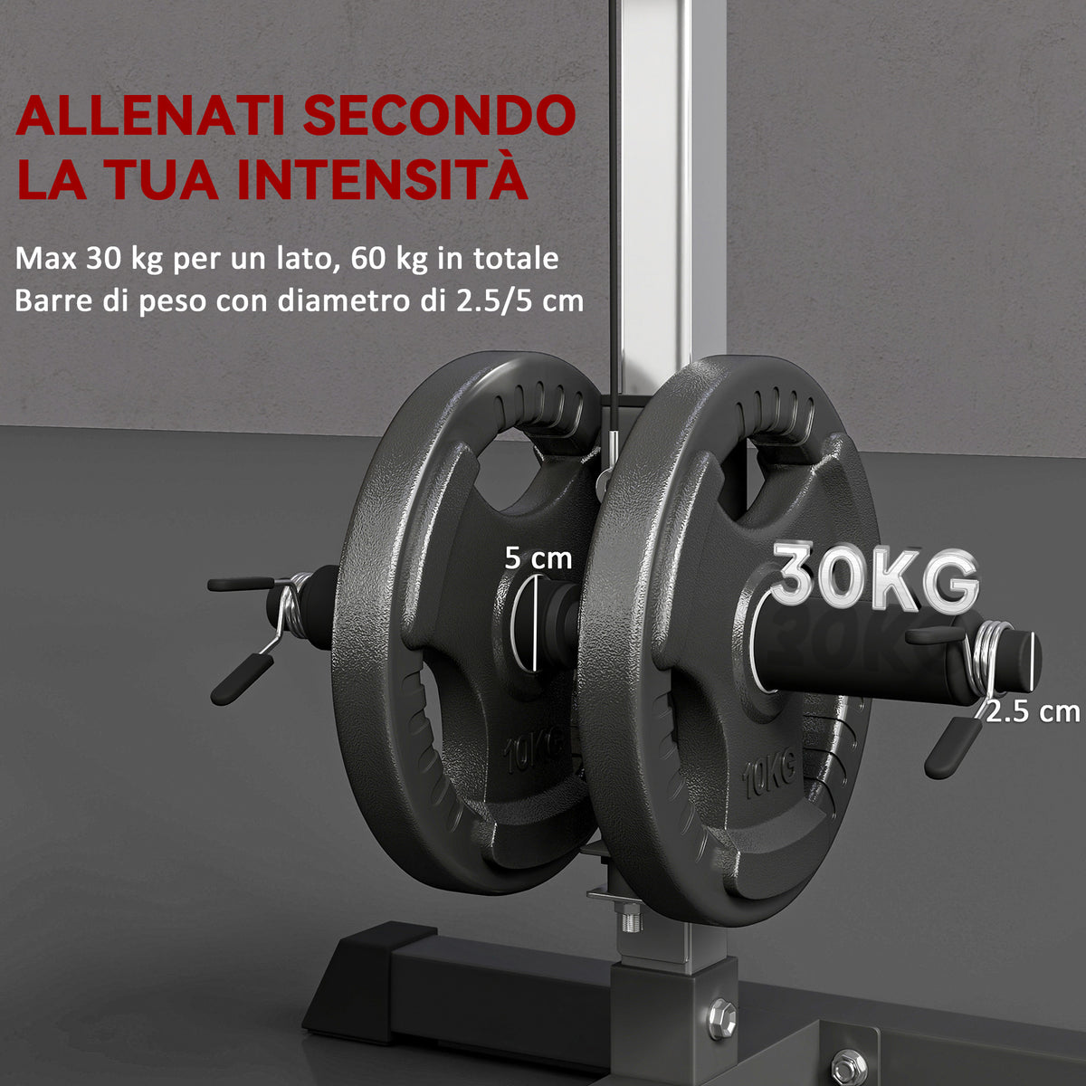Stazione Fitness Pull Down da Casa con Panca e Cavo Regolabile, in Acciaio 107x120x190cm Nero