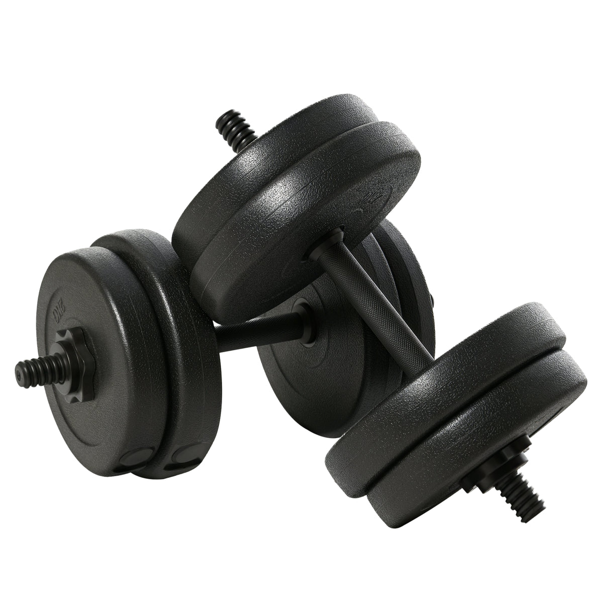Set Manubri Palestra 20kg (4x2.5kg, 4x2kg) con 8 Dischi da 2kg, 2.5kg, 25mm, per Allenamento a Casa