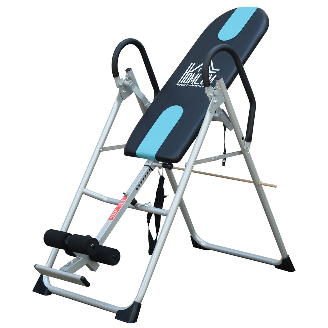 Panca a Inversione Gravitazionale Professionale Imbottita, Tavola di Inversione in Acciaio, 65x112-142x126cm