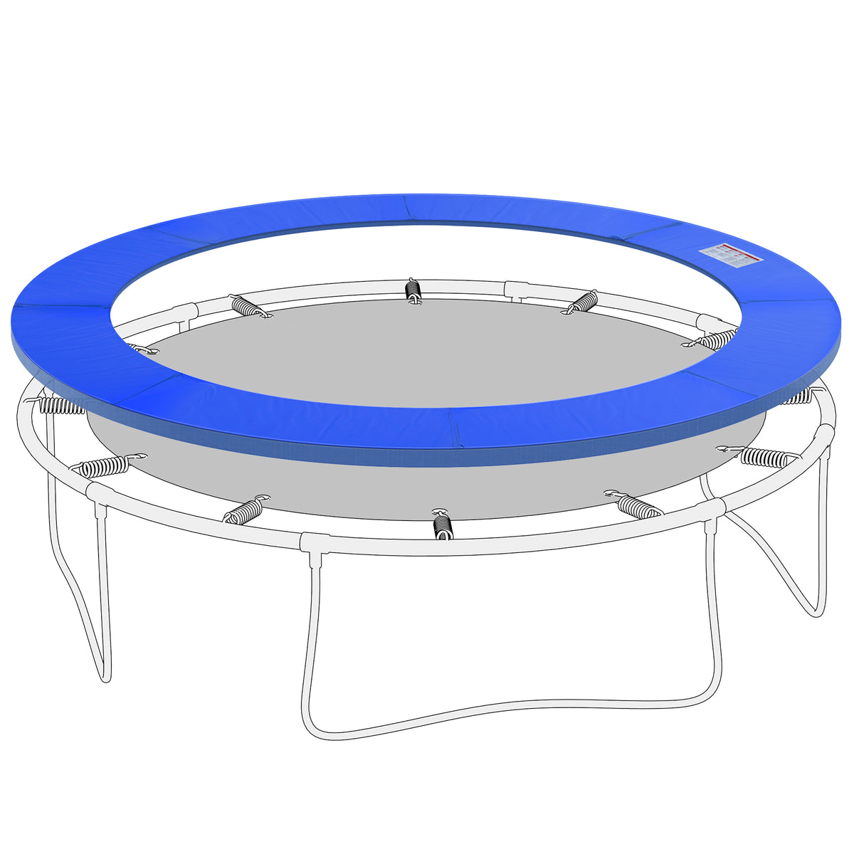 Bordo di protezione per trampolino, blu 305cm