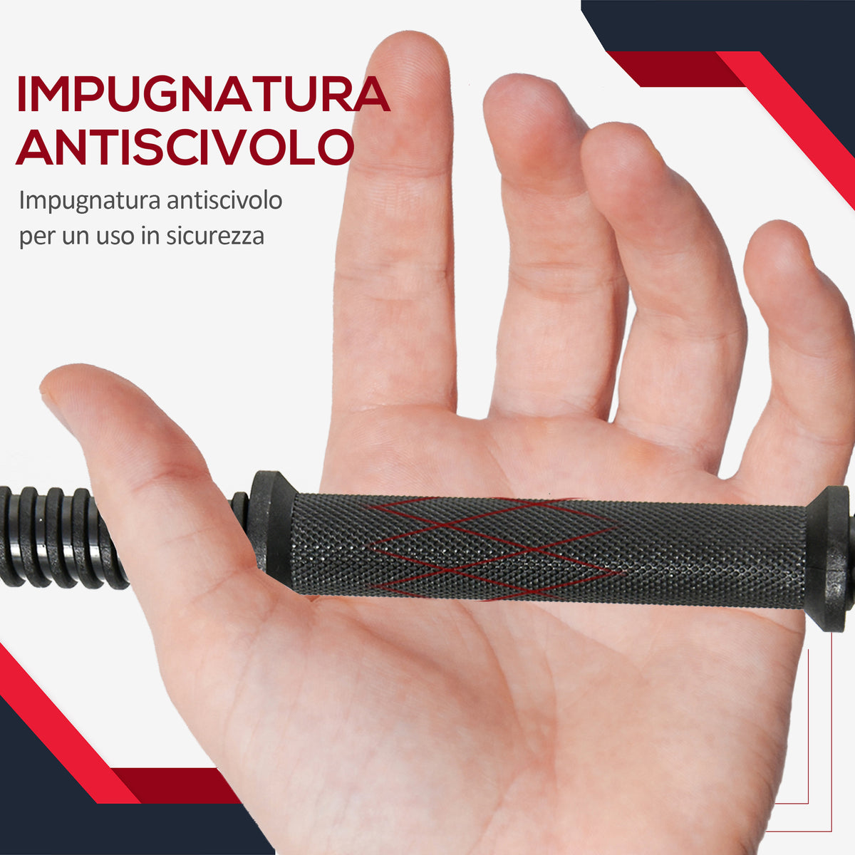 Set Manubri Palestra 20kg (4x2.5kg, 4x2kg) con 8 Dischi da 2kg, 2.5kg, 25mm, per Allenamento a Casa