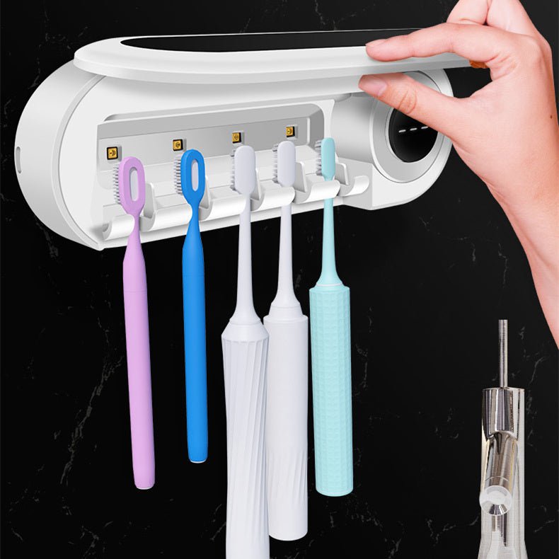 Dispenser dentifricio automatico con portaspazzolino - igiene moderna