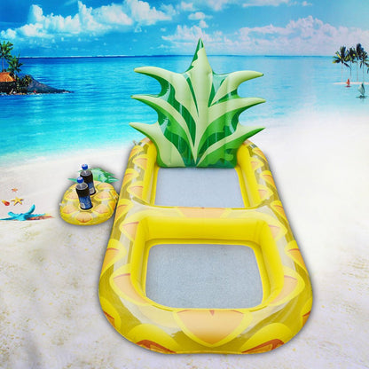 Galleggiante ananas gonfiabile piscina relax estate