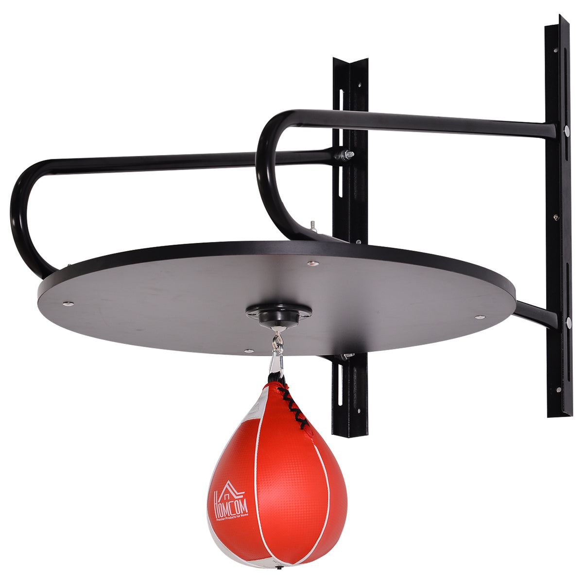 Set Boxe Pera Veloce con Piattaforma Installazione a Muro, Pompetta, Accessori Inclusi, 60 x 73 x 80 cm