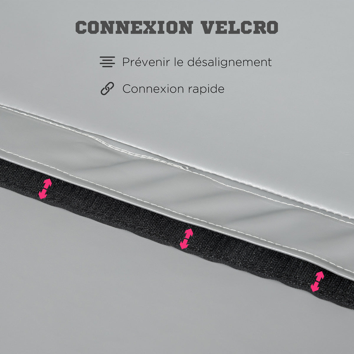 Tappeto per Pole Dance Antiscivolo Pieghevole in Schiuma EPE e PVC, 150x5cm, Grigio