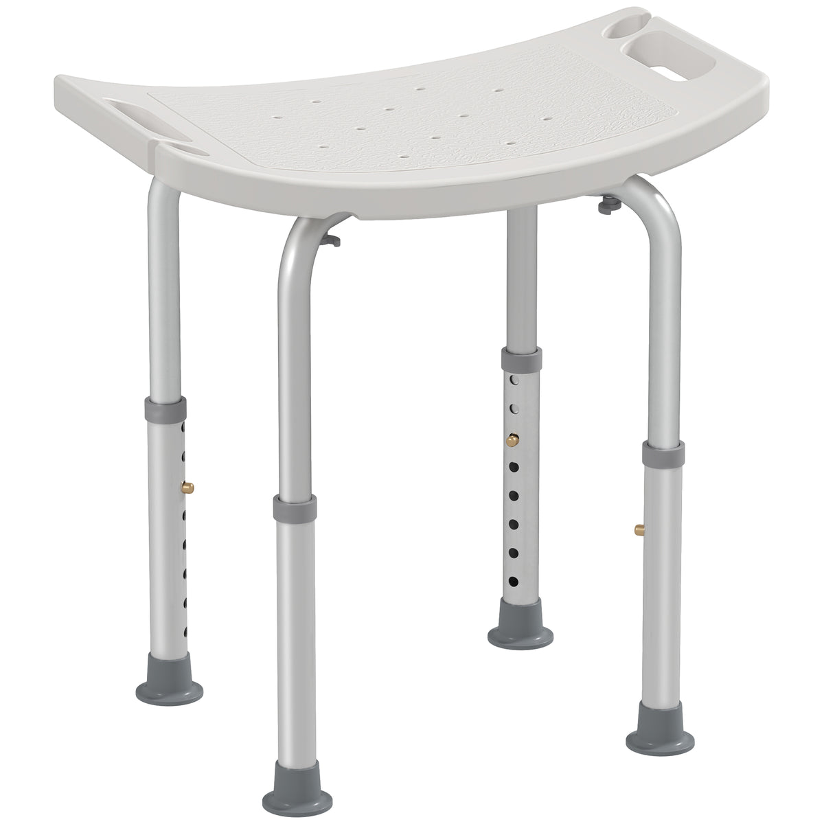 Sgabello Sedile Sedia per Doccia Bagno, Antiscivolo, Altezza Regolabile