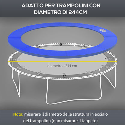 Bordo di protezione per trampolino, blu 305cm