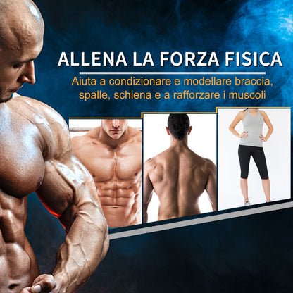 Set di 2 Manubri da 4 kg Esagonali con Presa Antiscivolo e Rivestimento in Gomma, Nero
