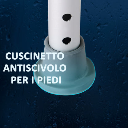 Sgabello Sedile Sedia per Doccia Bagno, Antiscivolo, Altezza Regolabile