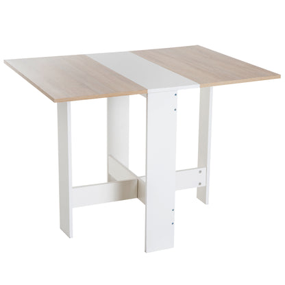 Tavolo da Pranzo Allungabile, Tavolo Pieghevole in Legno 1037673.5cm Rovere Bianco