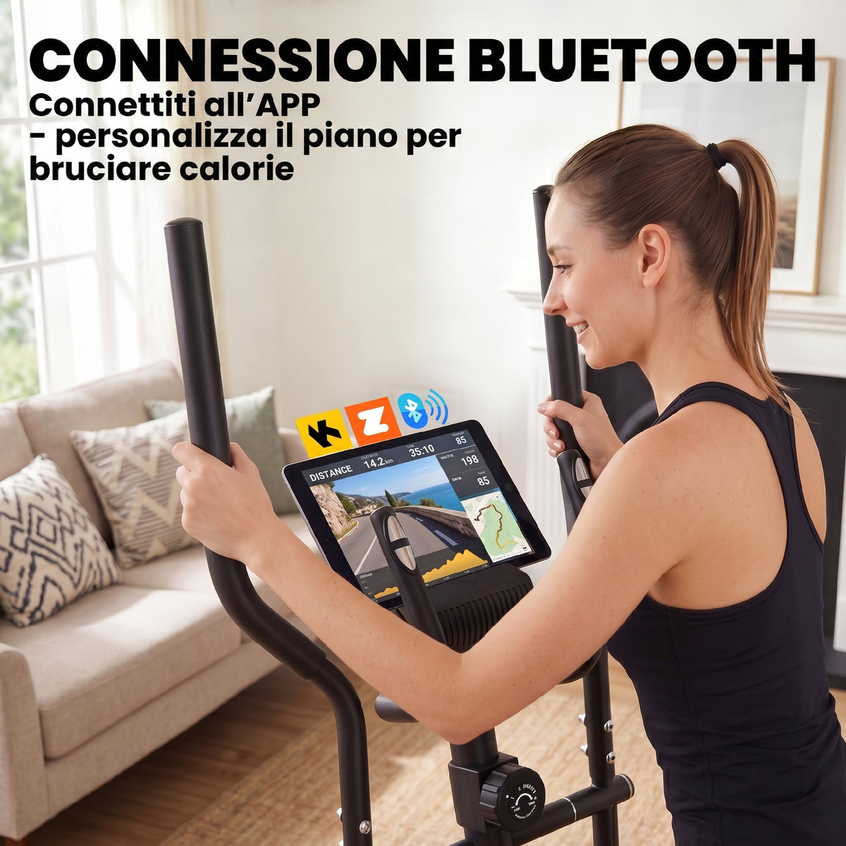 Ellittica Casa, Silenziosa Magnetica, Compatibile App